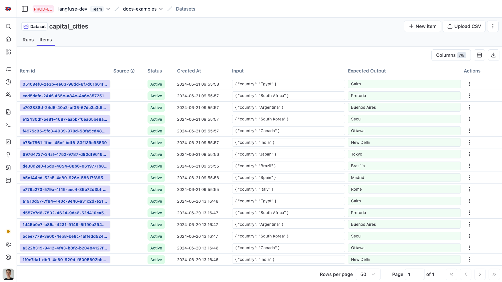 Datasets